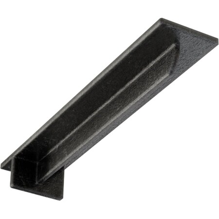 Ekena Millwork Heaton Hidden Support Steel Bracket w/ 12" Support Depth, Antiqued Silver 3"W x 16"D x 2"H BKTM03X16X02HEASV
